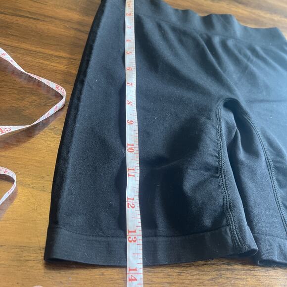 Melerio Womens Slip Shorts No Show Seams Black Sz Small - Picture 6 of 8